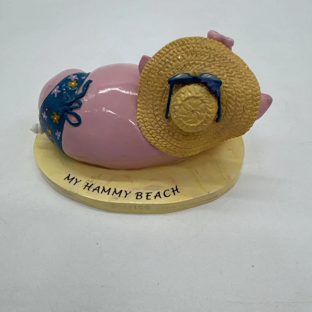 Pig Invasion Sassy Pig My Hammy Beach Sculpture Figure